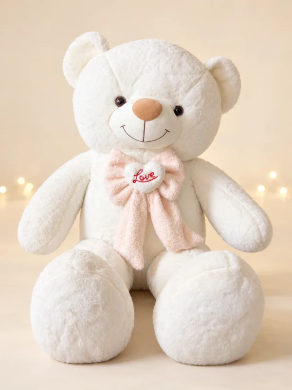 Oso de peluche Lazo Love, tamaño grande - Amorea