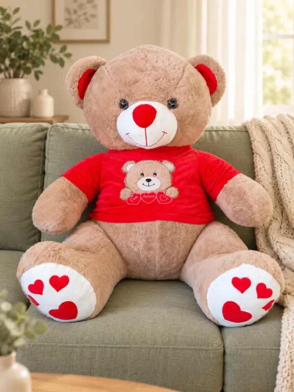 Oso de peluche Polo sentado - Amorea