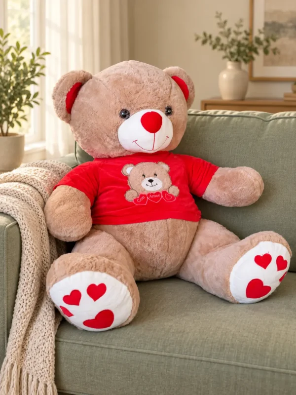 Oso de peluche Polo sentado - Amorea