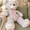 Oso de peluche Lazo Pata Bordada - Amorea
