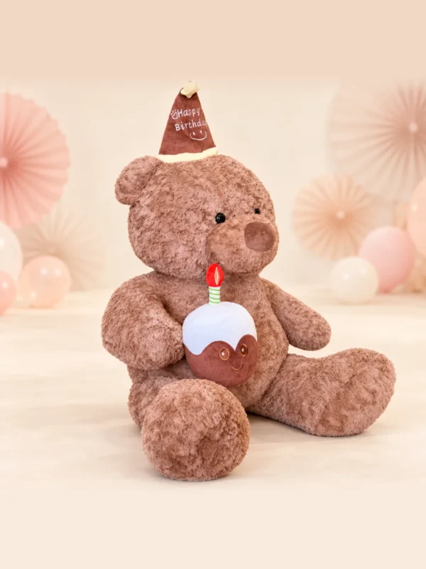 Oso Cumpleañero de peluche, tamaño gigante - Amorea
