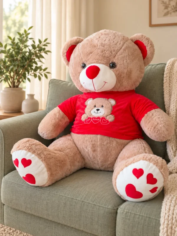 Oso de peluche Polo sentado - Amorea
