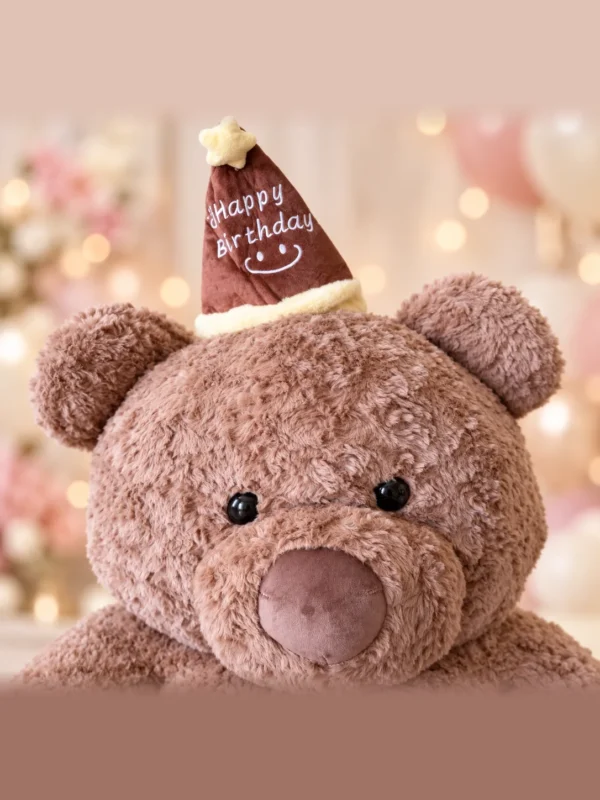 Oso Cumpleañero de peluche, tamaño gigante - Amorea