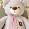 Oso de peluche Lazo Pata Bordada - Amorea