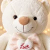 Oso de peluche Lazo Love, tamaño grande - Amorea