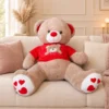 Oso de peluche Polo rojo - Amorea
