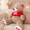 Oso de peluche Polo rojo - Amorea