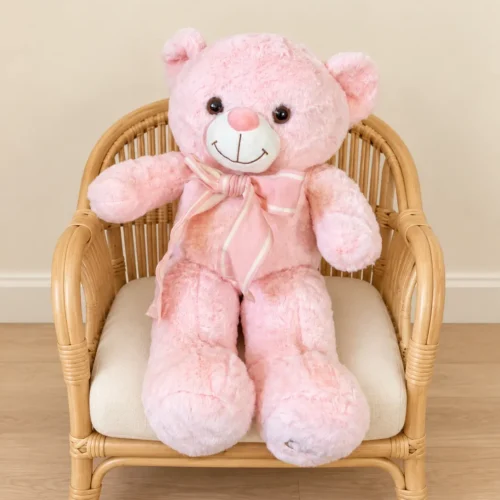 Oso de peluche Lazo Love, tamaño mediano - Amorea