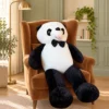 Panda patilargo corbata michi.