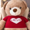 Oso chompa roja Love